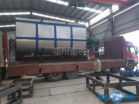 20噸臥式不銹鋼真石漆攪拌機發(fā)貨 20噸臥式不銹鋼真石漆攪拌機發(fā)貨