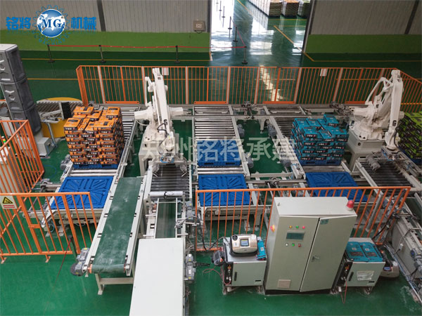 祥得士集團(tuán)機(jī)械手碼垛現(xiàn)場(chǎng) 祥得士集團(tuán)機(jī)械手碼垛現(xiàn)場(chǎng)