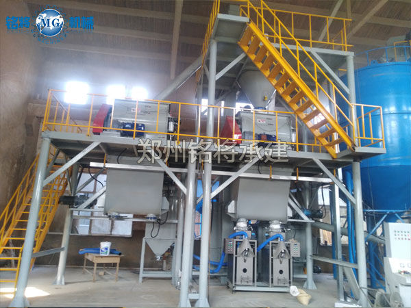 年產(chǎn)10萬(wàn)噸干混站案例，無錫東駿達(dá)建材廠