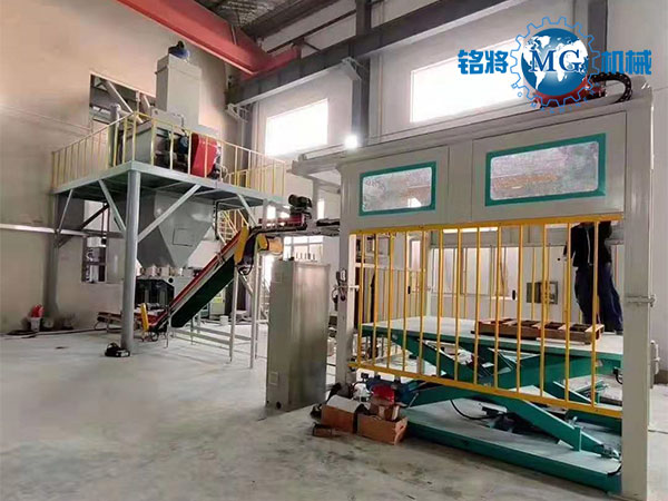 江蘇張家港輕質(zhì)石膏砂漿自動化生產(chǎn)線安裝收尾！馬上準(zhǔn)備試機(jī)啦！