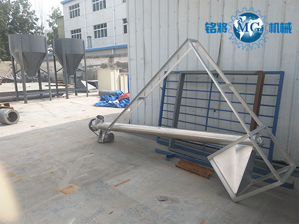 干粉砂漿設(shè)備選用螺旋輸送機還是斗式提升機？