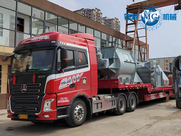 繼續(xù)發(fā)貨！干粉砂漿設(shè)備繼續(xù)發(fā)往南京鱷魚集團(tuán)