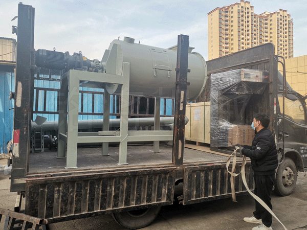 簡易干粉砂漿生產(chǎn)線交付物流！